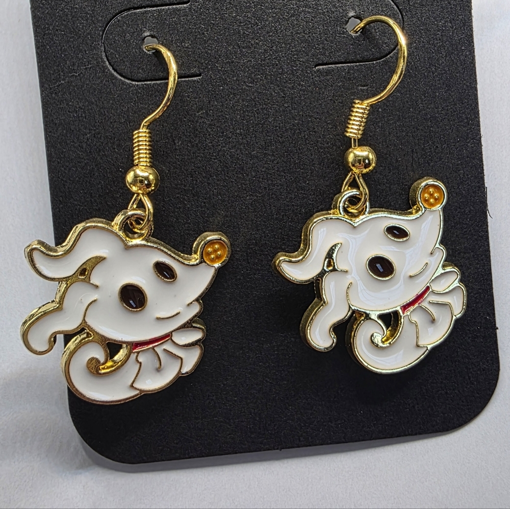 Zero‎ Disney's Nightmare Before Christmas Earrings Handmade Hypoallergenic